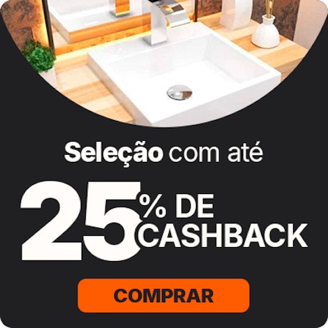 Seleção com até 25% de CASHBACK