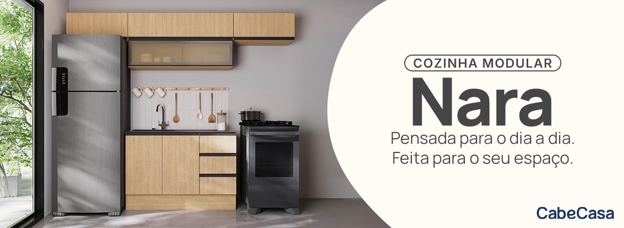 Cozinha Modular Nara: pensada para o dia a dia e feita para o seu espaço!