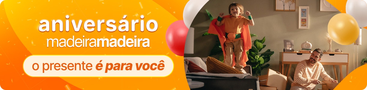 Aniversário MadeiraMadeira: o presente é para você.