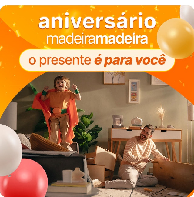 Aniversário MadeiraMadeira: o presente é para você.