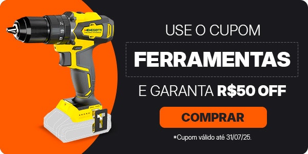Use o cupom e garanta R$50 OFF em seleção de ferramentas.