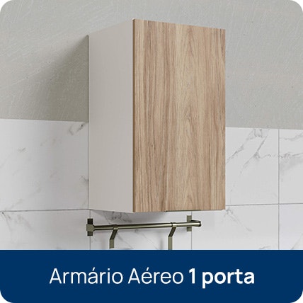 armário aéreo 1 porta testemonial