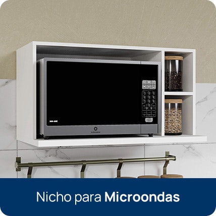 nicho para microondas testemonial