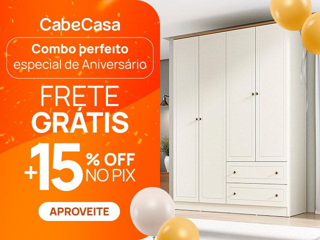 CabeCasa: combo perfeito de aniversário!