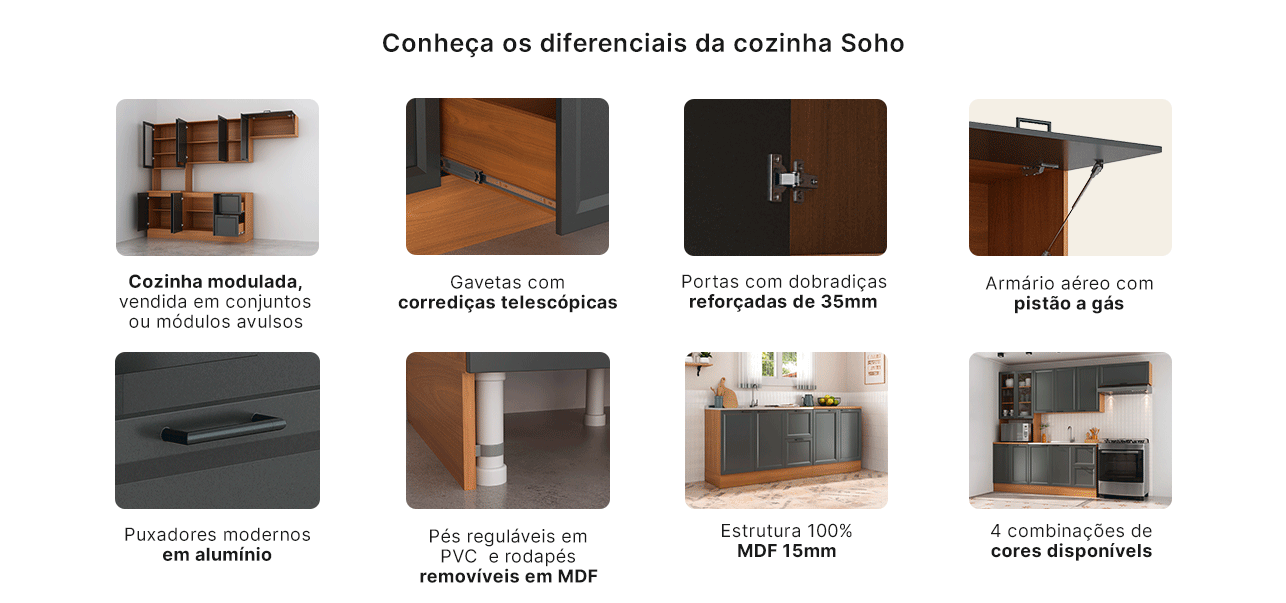 Diferenciais soho desk