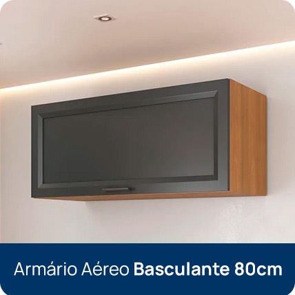 armário aéreo basculante 80cm testemonial