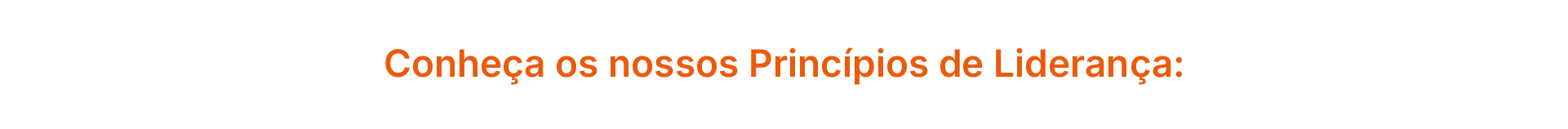 princípios