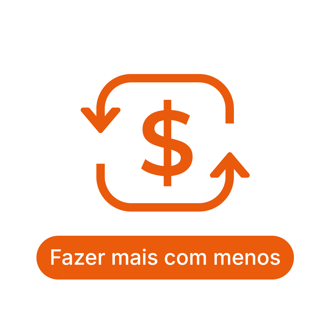 mais com menos
