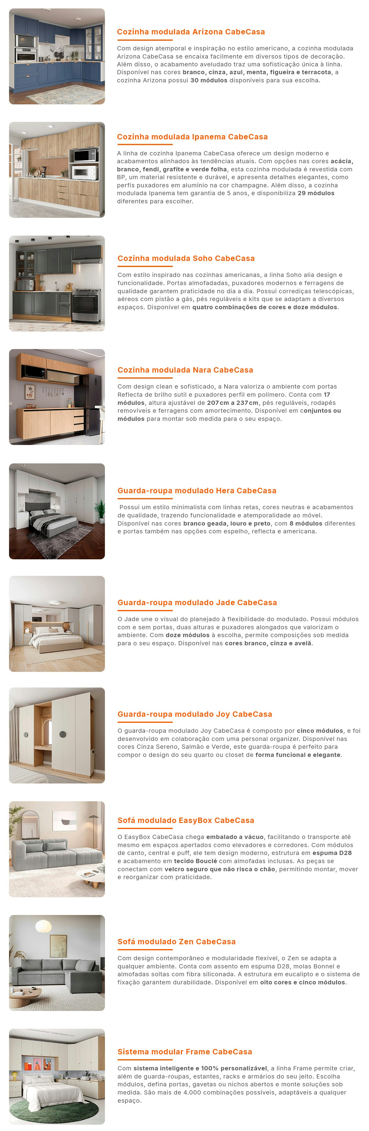 Móveis Modulados Madeira, conheça nossas linhas moduladas e faça seu projeto.