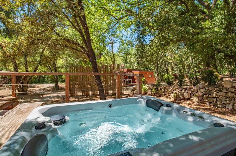 área de lazer com Jacuzzi