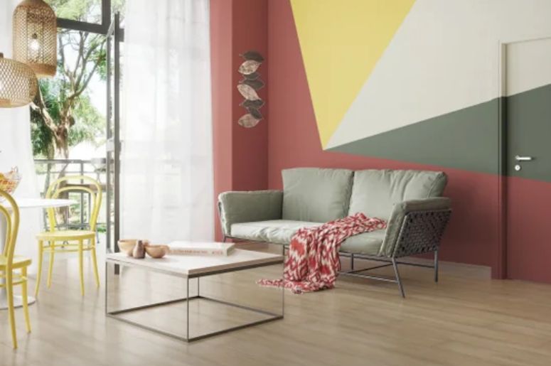 Sala com Piso laminado