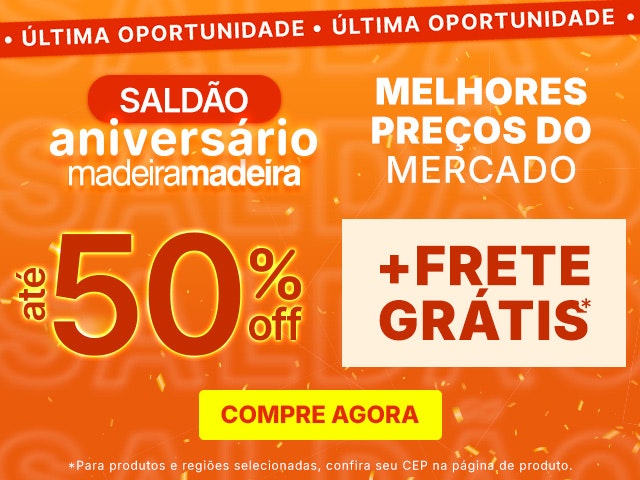 Saldão de Aniversário: Melhores preços do mercado com até 50% OFF + Frete grátis