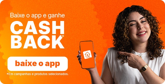 Baixe o app e ganhe cashback em suas compras!