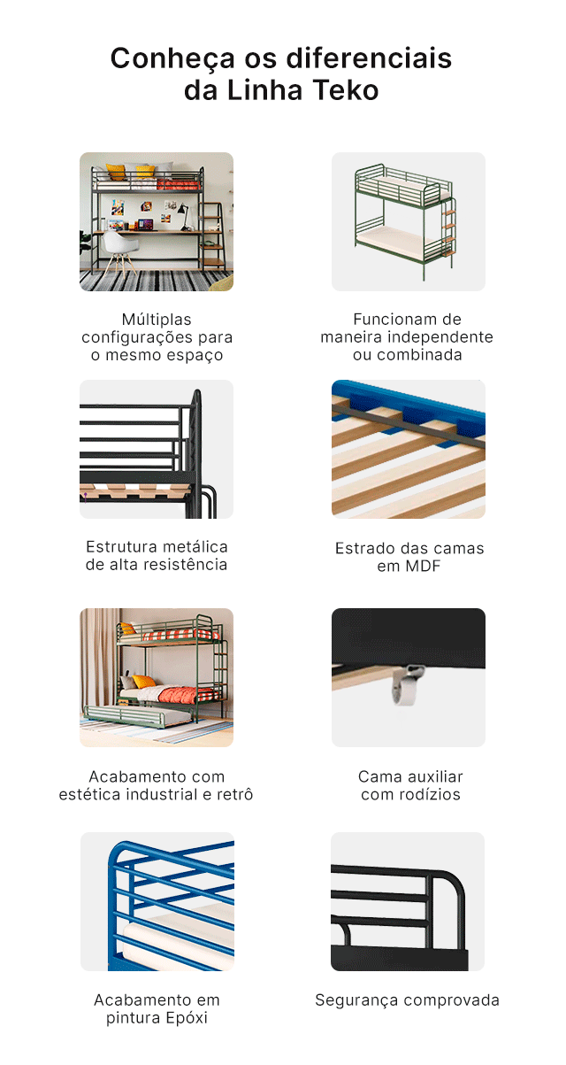 Diferenciais linha teko mob