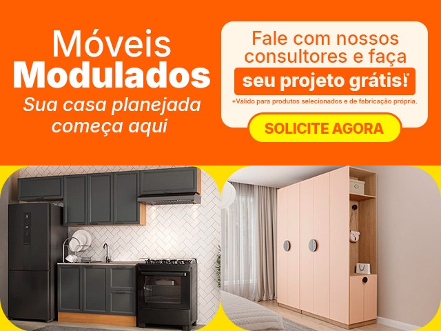 Móveis Modulados: sua casa planejada começa aqui. Fale com nossos consultores e faça seu projeto grátis.