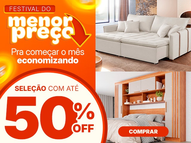 Menor Preço com até 50% OFF, aproveite!