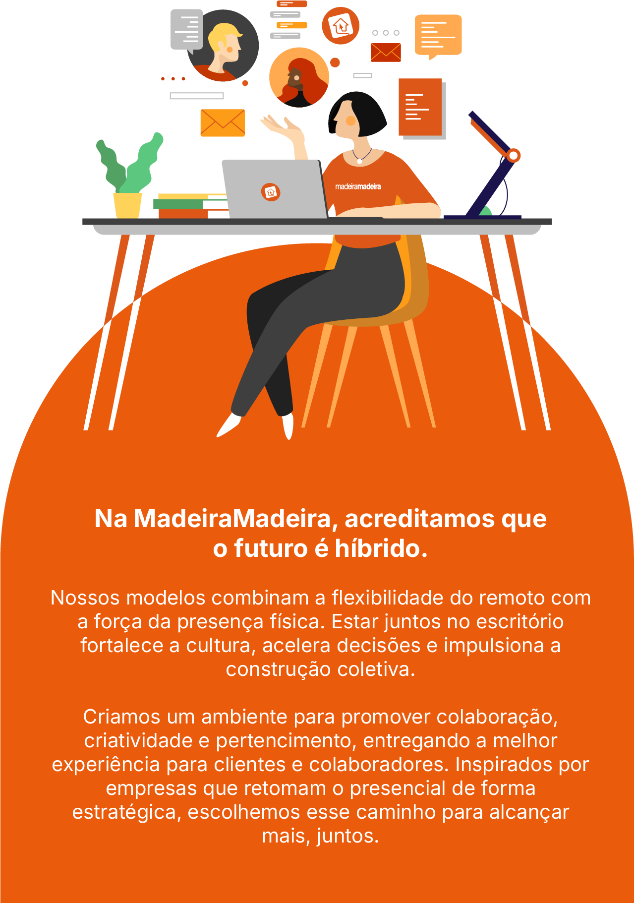 Na MadeiraMadeira, acreditamos que o futuro é híbrido.