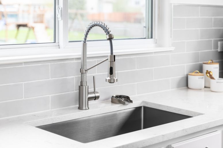 Misturador de cozinha prata