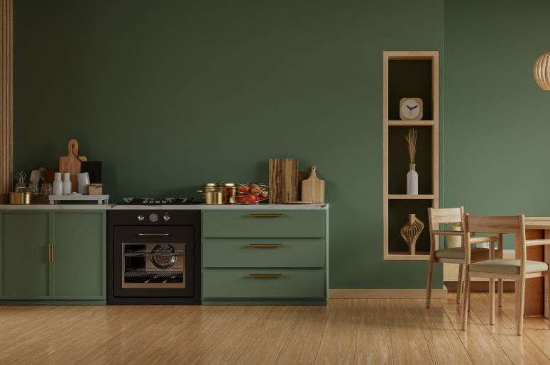 Cozinha verde 