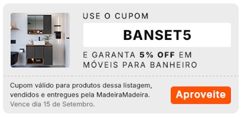 cupom BANSET5
