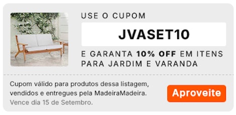 cupom JVASET10