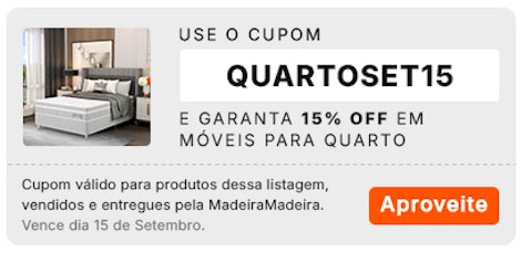 cupom QUARTOSET15