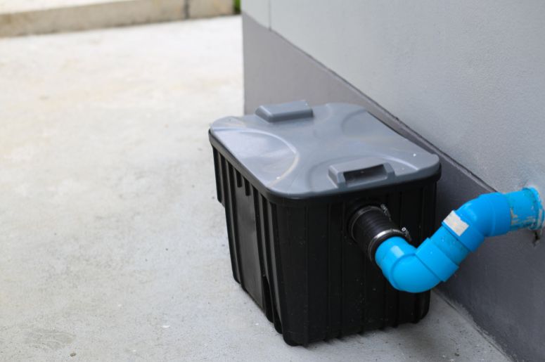 Caixa de gordura preta