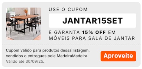 cupom JANTAR15SET