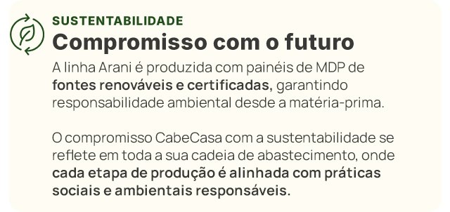 Guarda-Roupa Arani CabeCasa | MadeiraMadeira