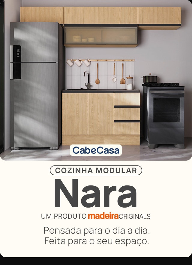 a cozinha modular que você precisa escutar