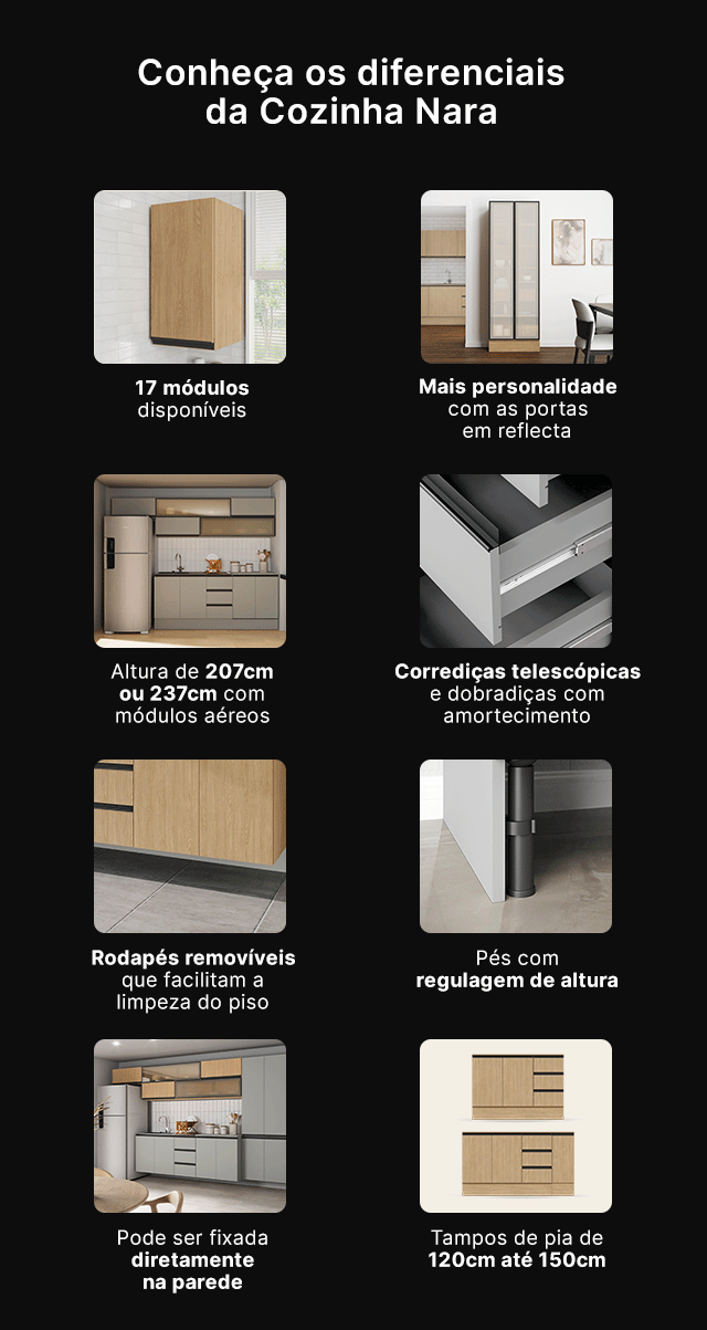 confira os diferenciais dessa cozinha