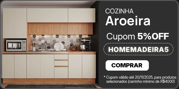 5% OFF Na Cozinha Aroeira Cupom