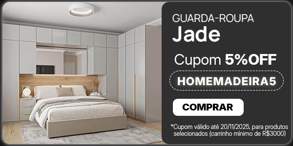 5%OFF no Guarda-Roupa Jade Cupom