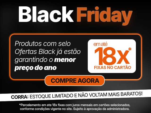 Compre em até 18x fixas Mob