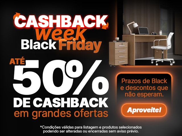 Cashback Week com até 50% de cashback em grandes ofertas Mobile