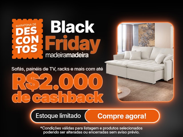 Black Friday com até R$2000 de cashback Mobile