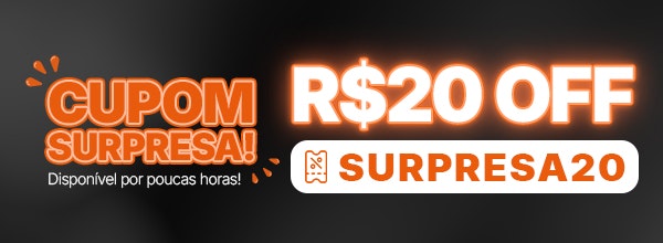 Cupom Surpresa R$20 OFF Desktop