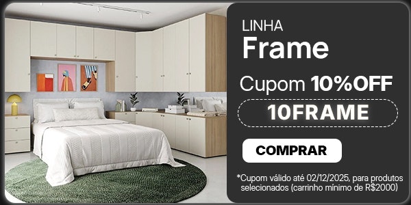 10% OFF Linha Frame Cupom