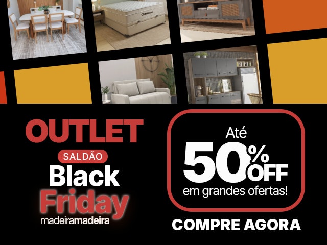 Outlet do Saldão da Black com até 50% OFFMobile