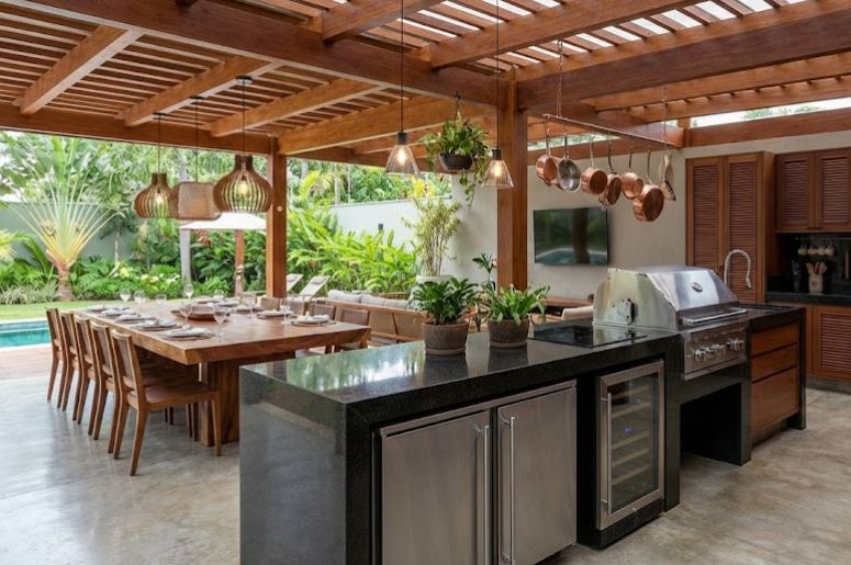 Casa com espa&ccedil;o gourmet