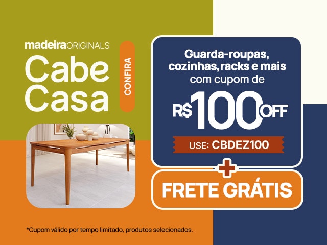 Cabecasa com cupom e frete grátis Mob