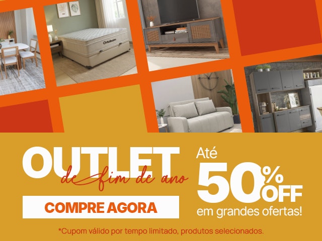 Outlet de fim de ano com até 50% OFF Miob