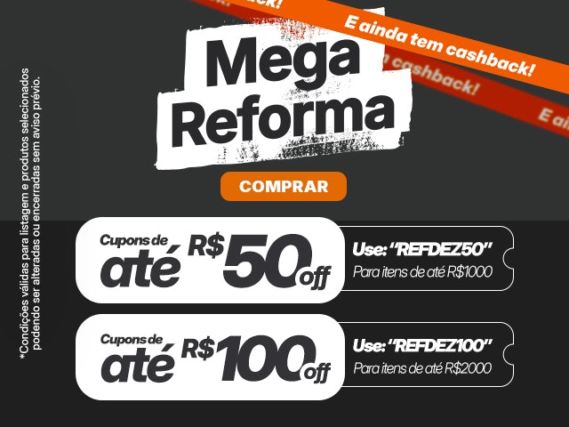 Mega Reforma com cupons e cashback Mob