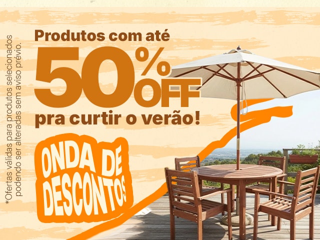 Onda de descontos com até 50% OFF Mob