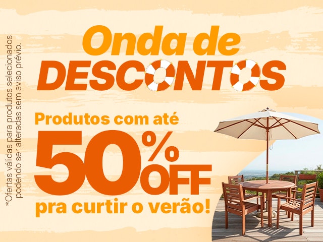 Onda de descontos com até 50% OFF Mob