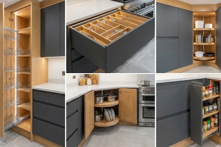 Arm&aacute;rios e gavetas planejadas