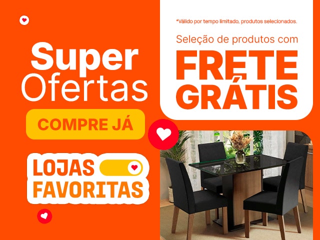Lojas favoritas com Frete Grátis Mob