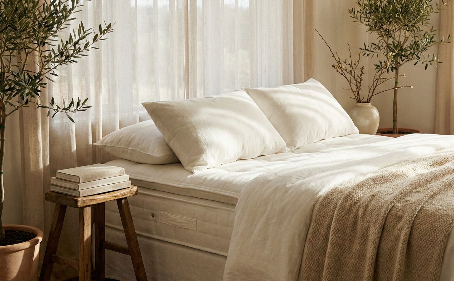 Quarto organizado e com Colch&atilde;o limpo 