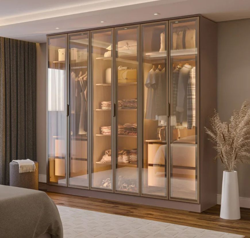 Guarda-roupa Reflecta com Led