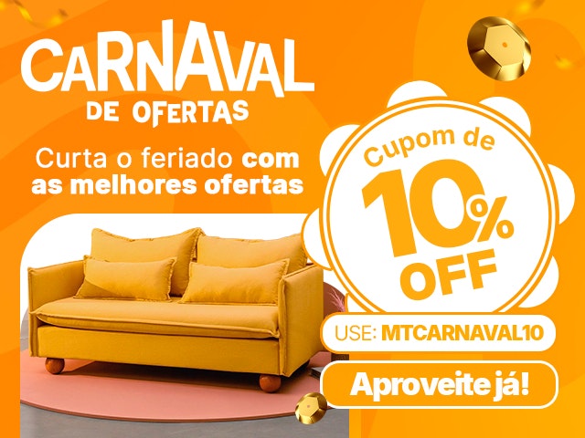 Carnaval de Ofertas com cupom de 10% OFF Mob
